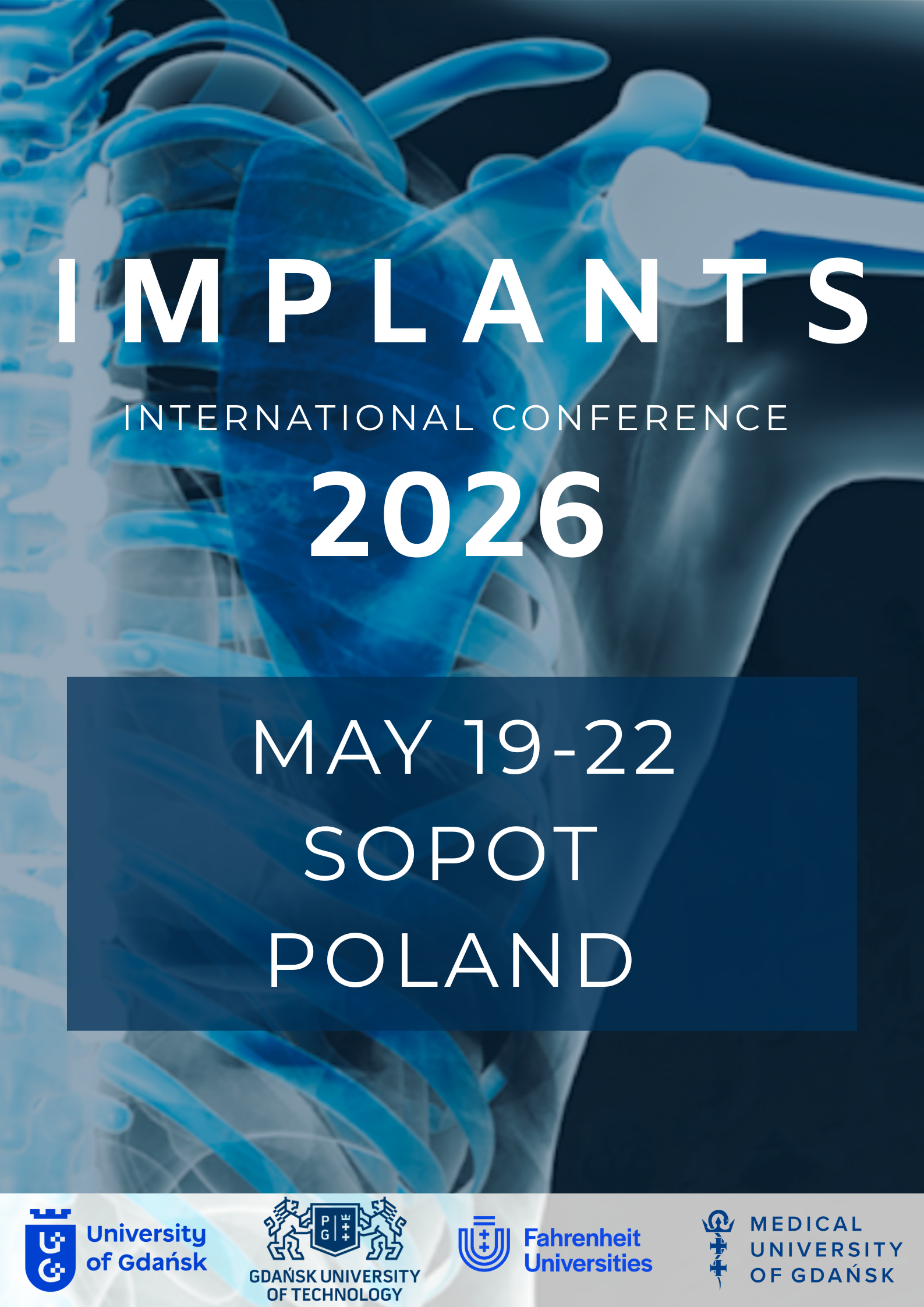plakat konferencji Implants 2026